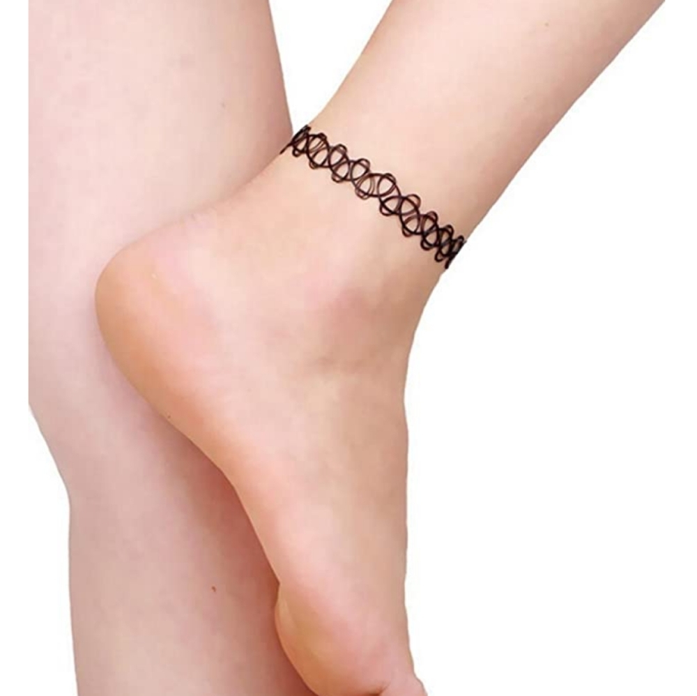 Anklet Tattoo style ankle bracelets 3pack bundle